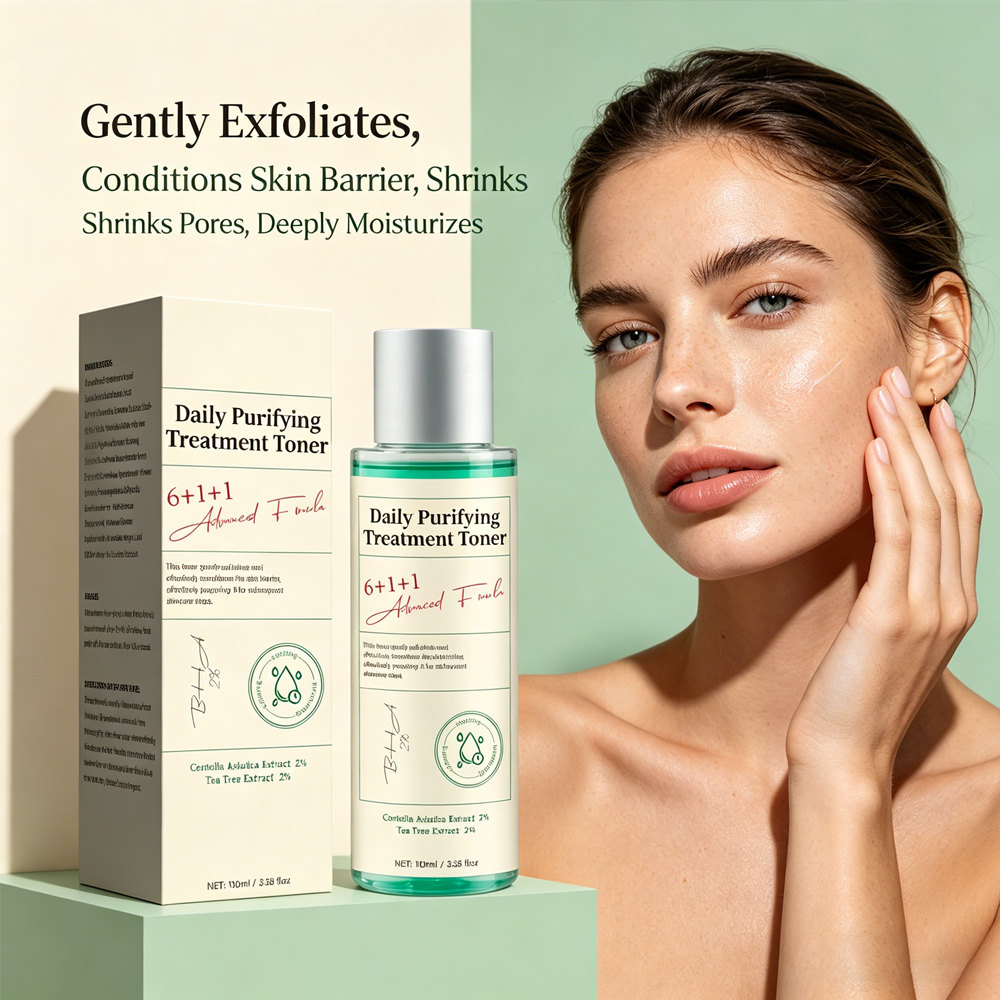Lactic Acid Toner - Daily Purifying Treatment Toner with Salicylic