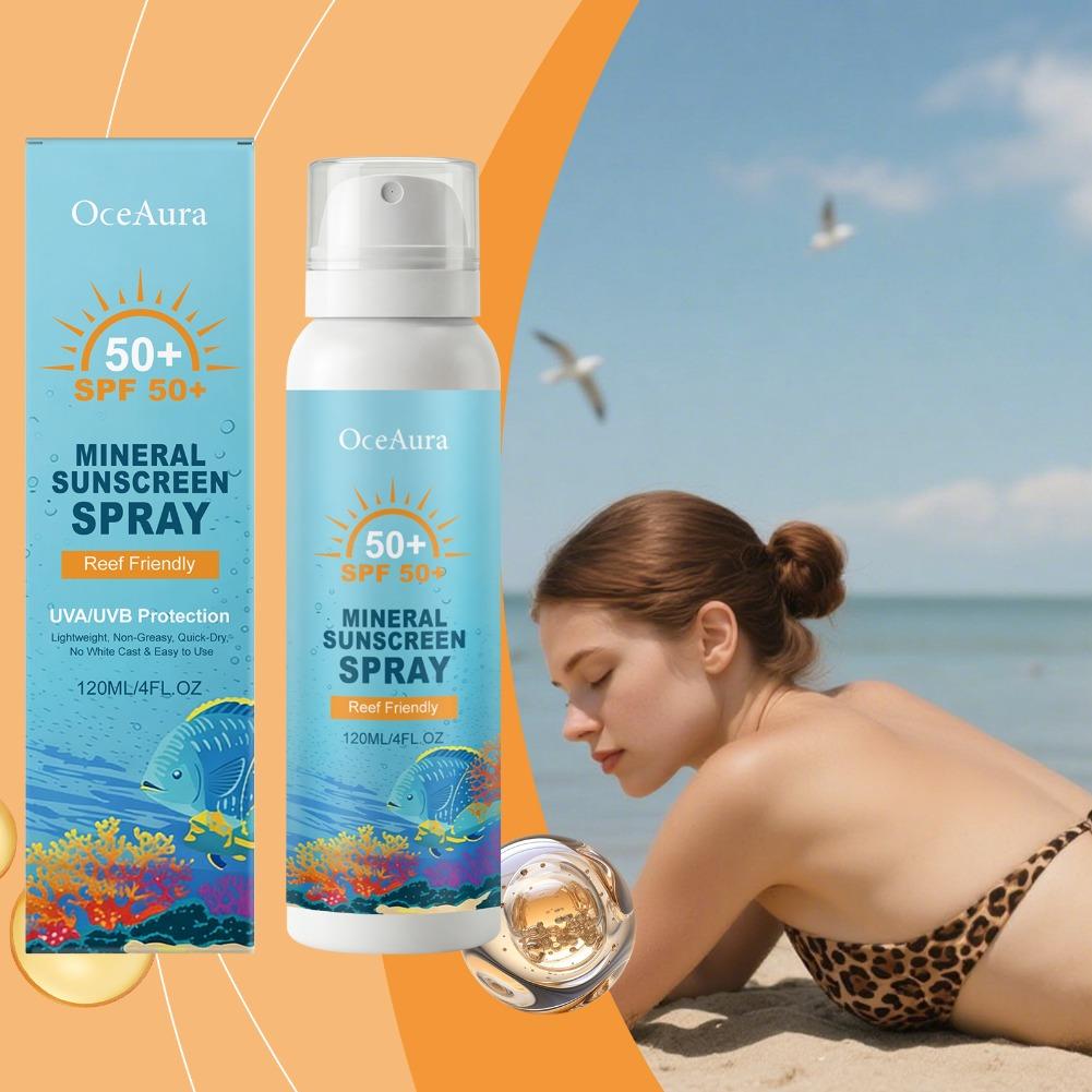 OceAura SPF50+ Mineral Sunscre - Face Mist Mineral avis et prix
