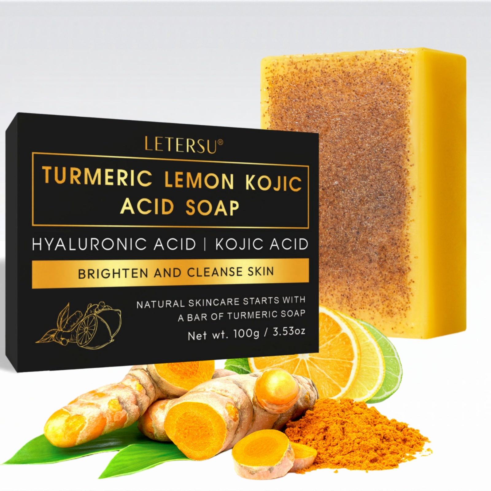 Turmeric Lemon Kojic Acid Soap - Kojic Acid Soap avis et prix