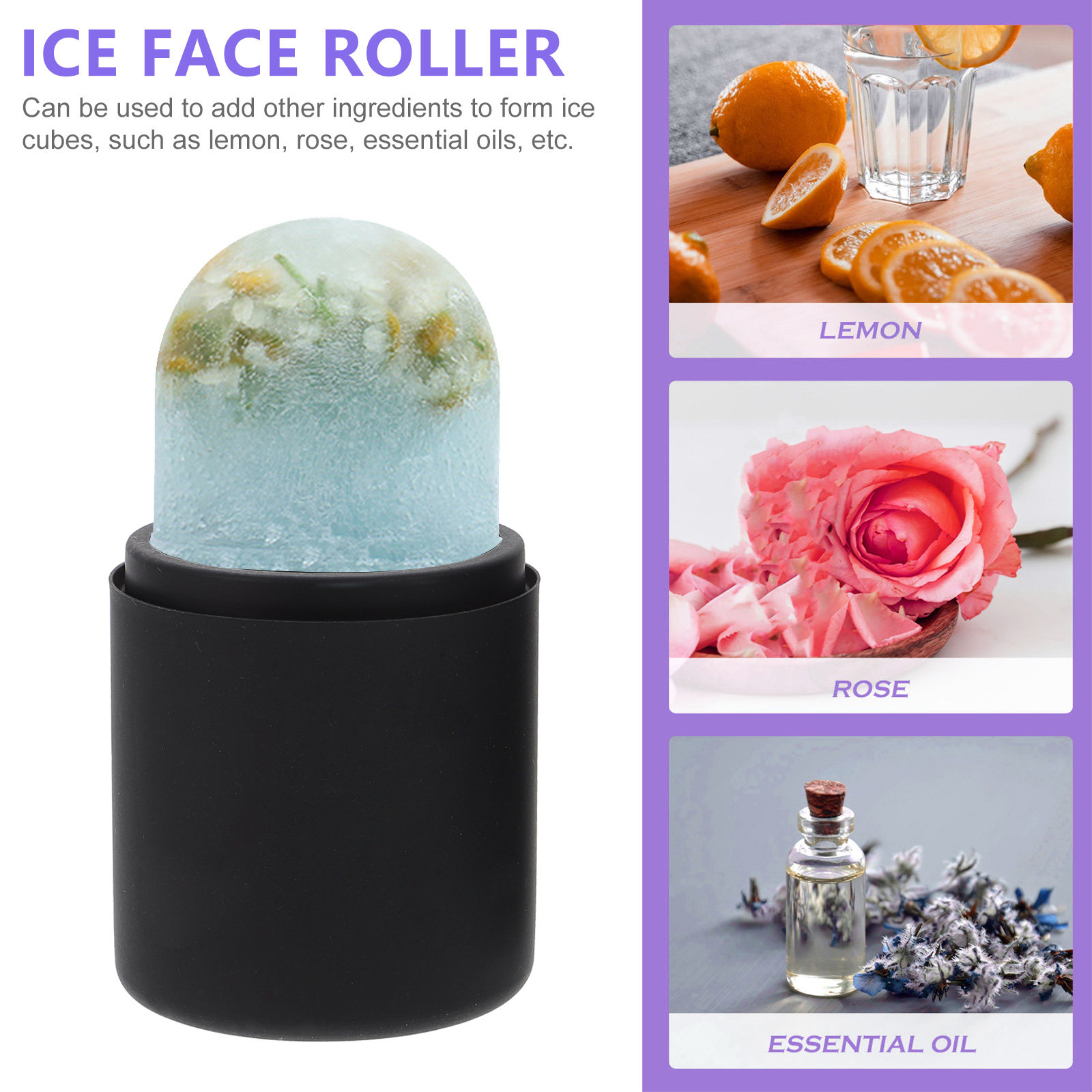 Ice Face Roller Silicone Facia - Skincare Glowing avis et prix