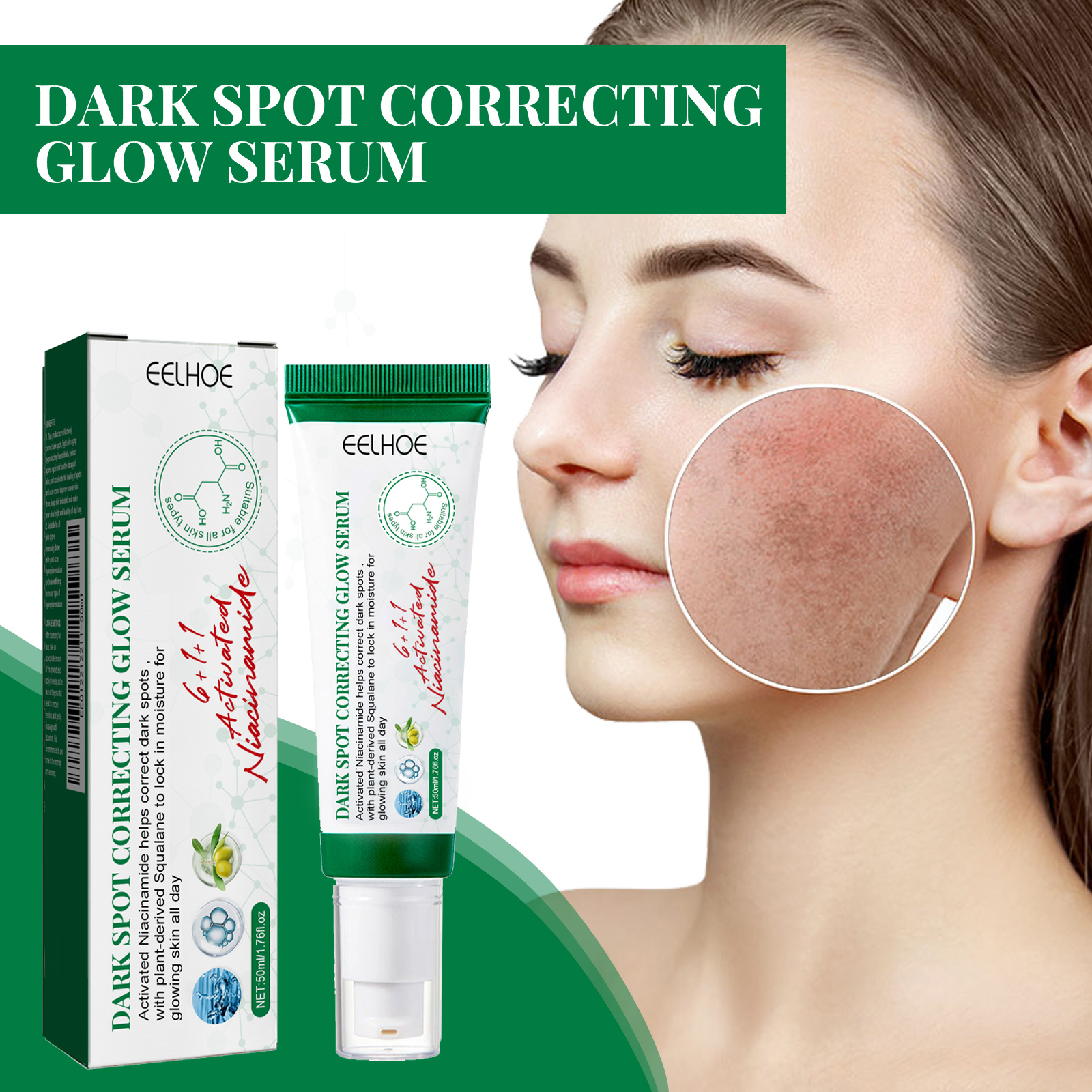 EELHOE Face Glowing Serum Dail - Azelaic Acid Cream avis et prix
