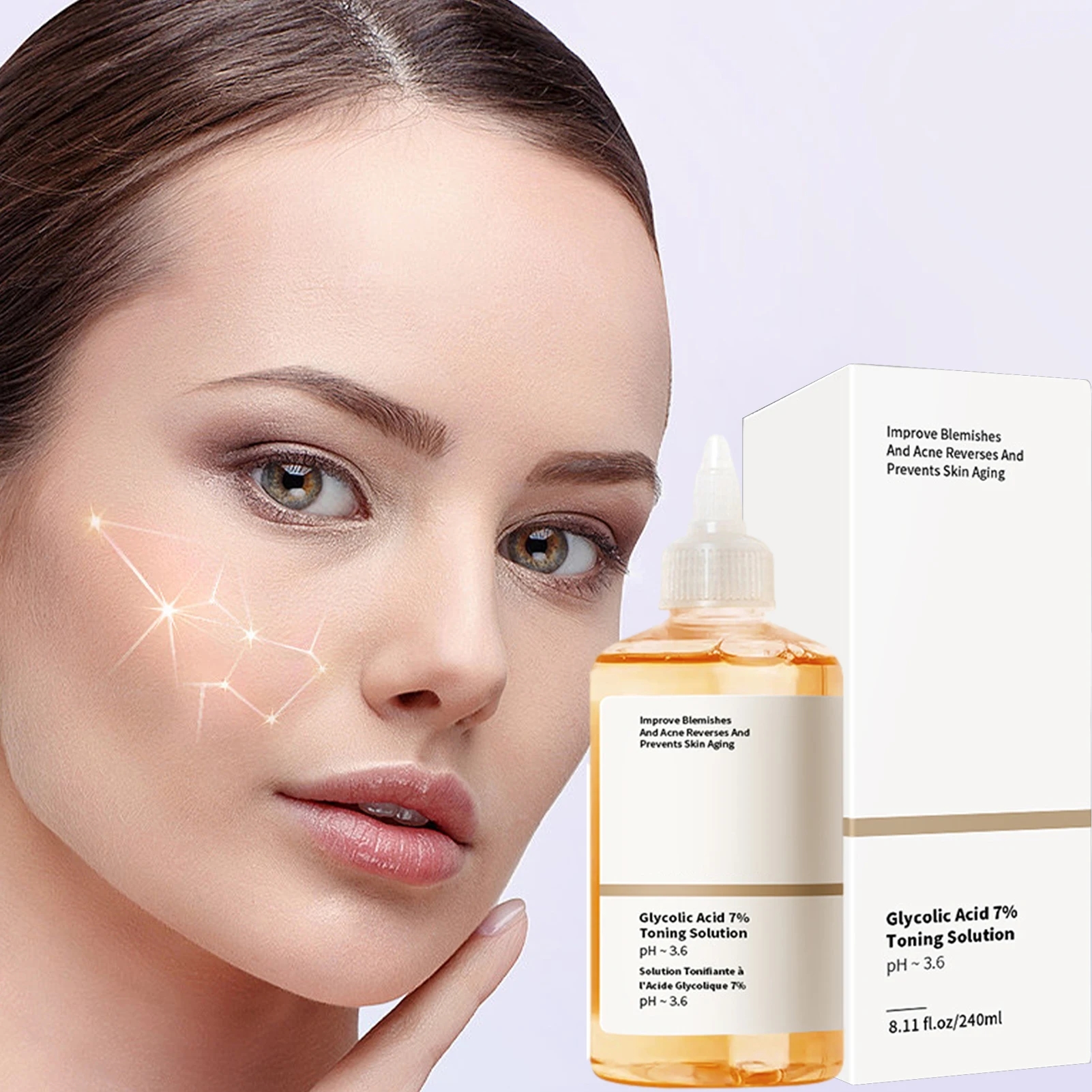 240ML Glycolic Acid 7% Exfolia - Lactic Acid Toner avis et prix