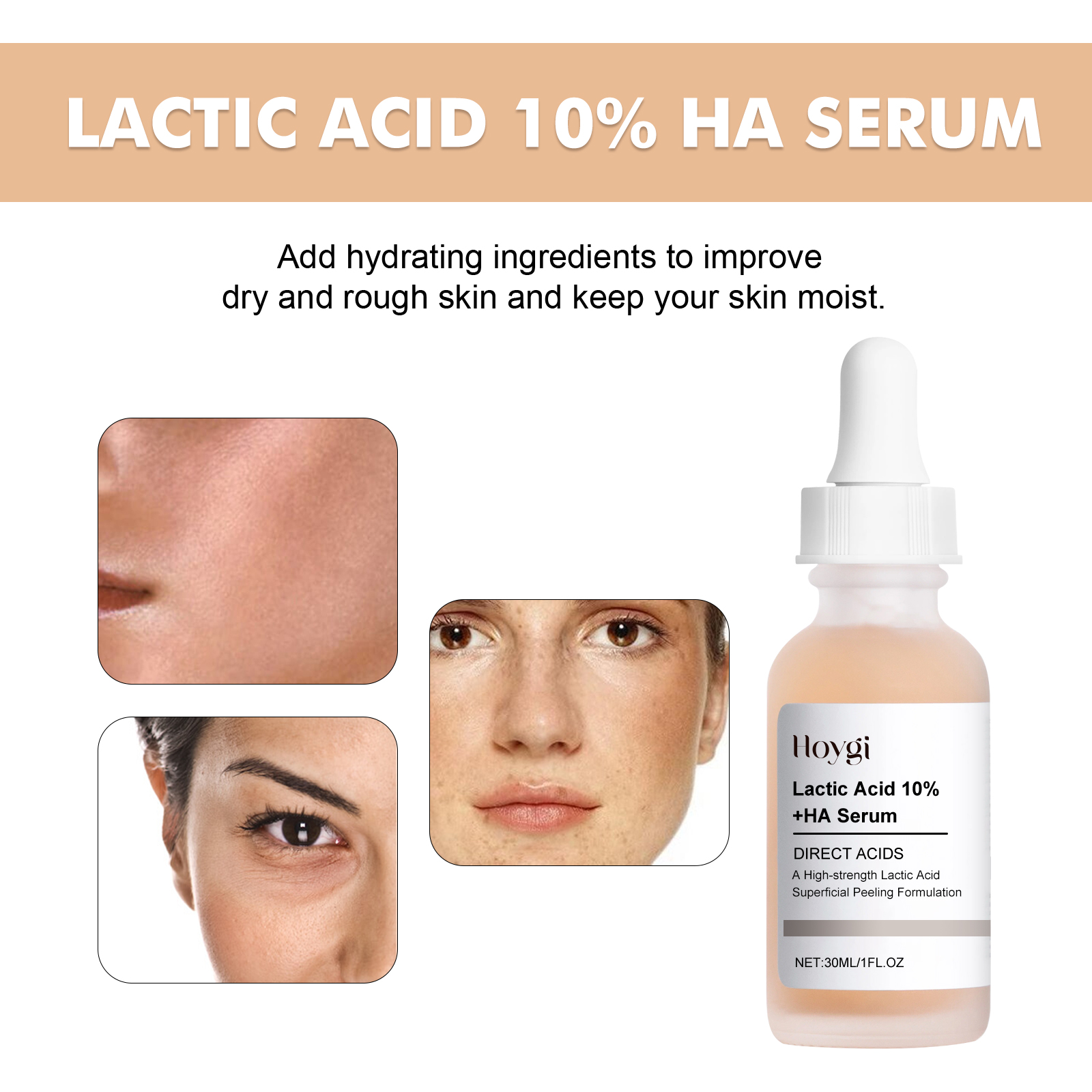 Lactic Acid Facial Serum Acne  - Lactic Acid Toner avis et prix