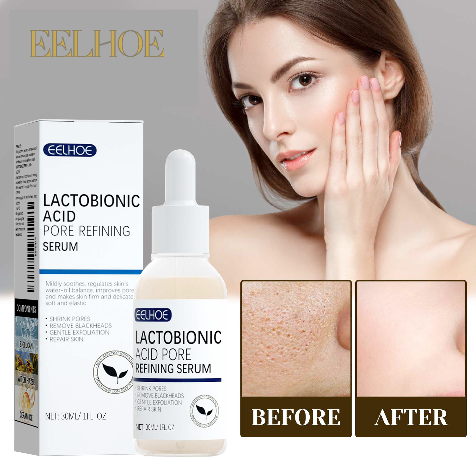 EELHOE Lactobionic Acid Pore S - Lactic Acid Toner avis et prix