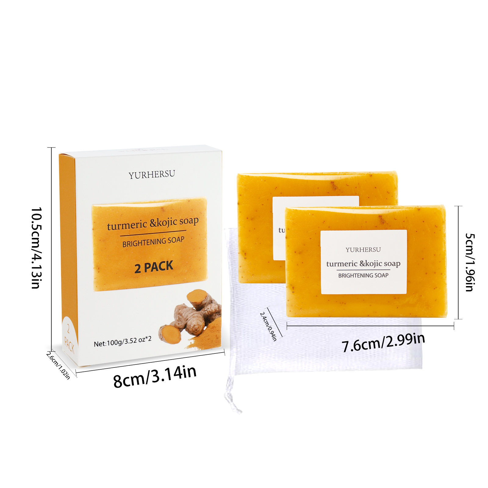 Turmeric & Kojic Acid Soap Bar - Kojic Acid Soap avis et prix