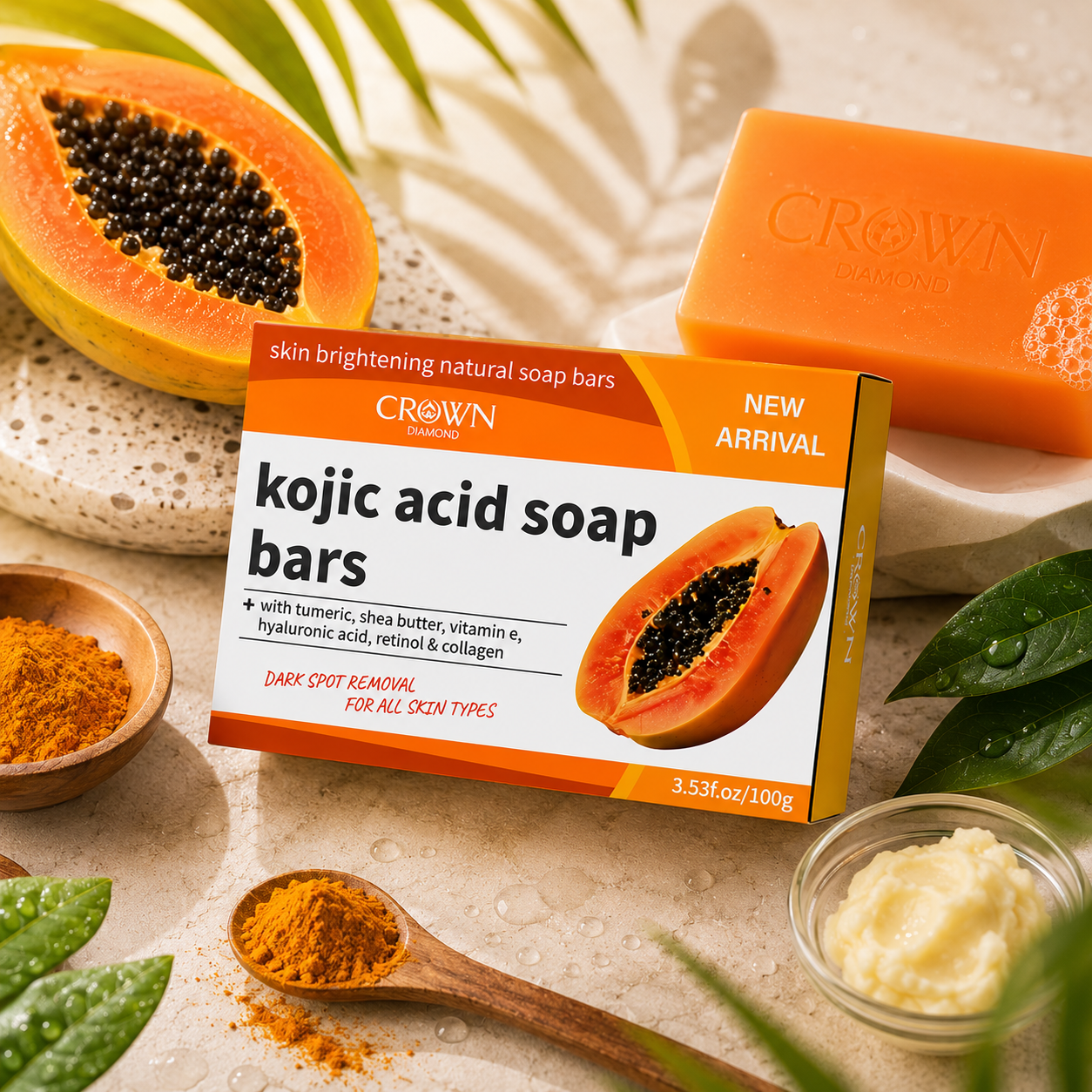 Papaya Kojic Acid Soap Organic - Kojic Acid Soap avis et prix
