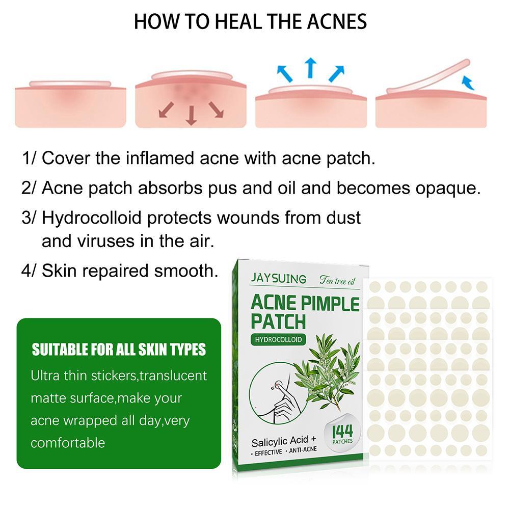 Tea Tree Oil Acne Patch 144Pcs - Tea Tree Spot Treatment avis et prix