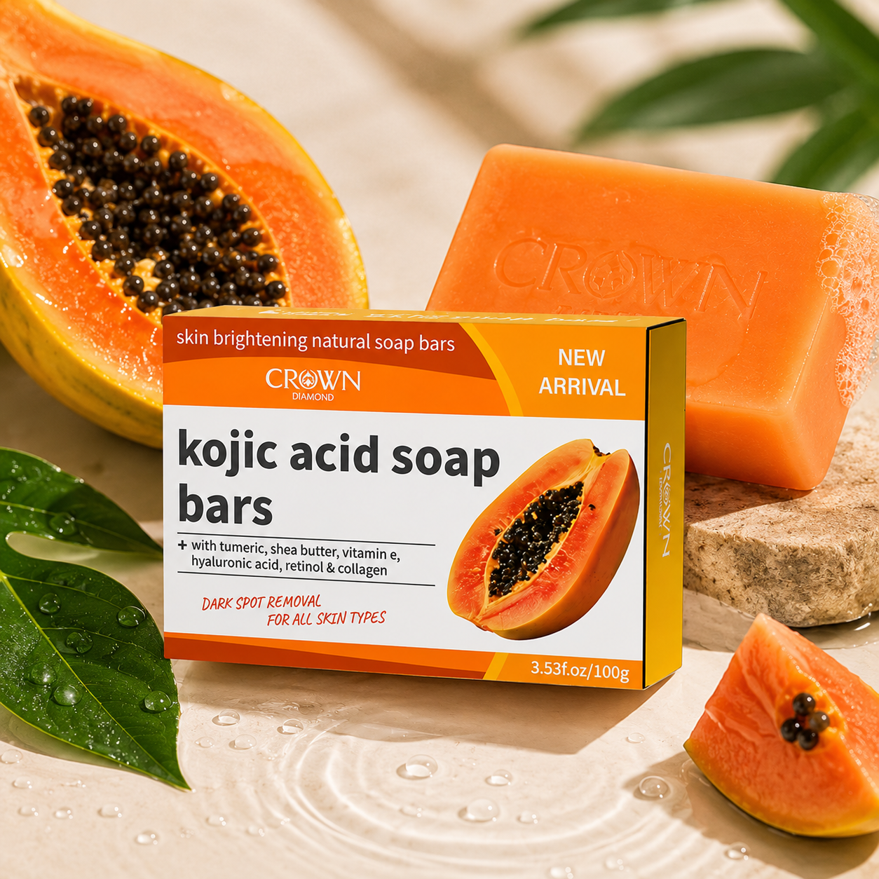 Kojic Acid Natural Papaya Soap - Kojic Acid Soap avis et prix