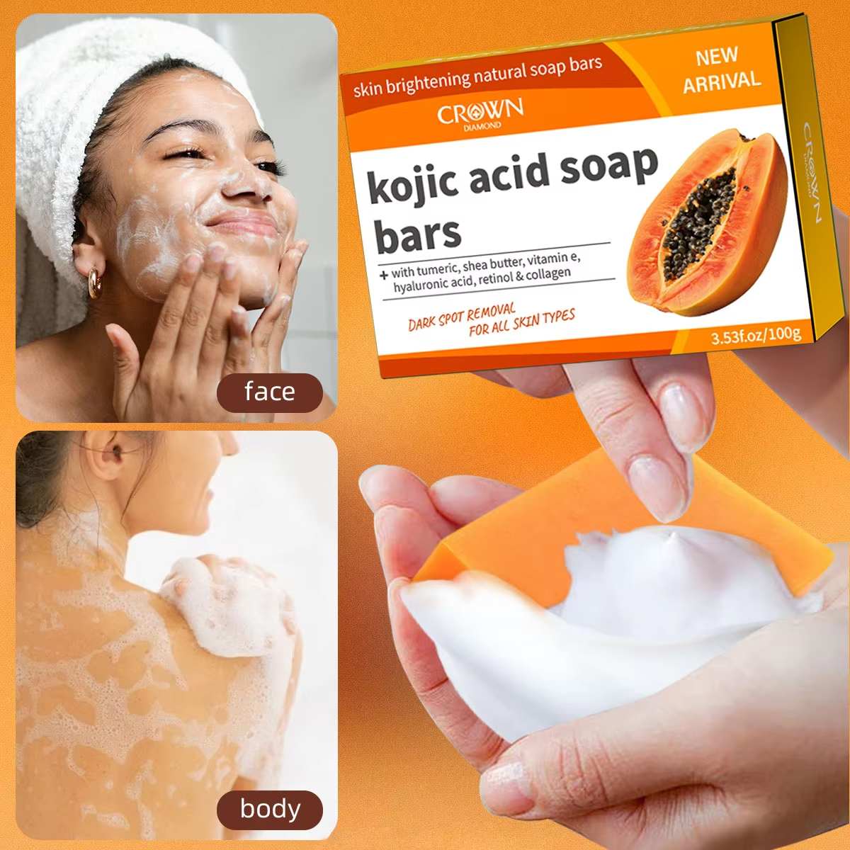 Kojic Acid Natural Papaya Soap - Kojic Acid Soap avis et prix