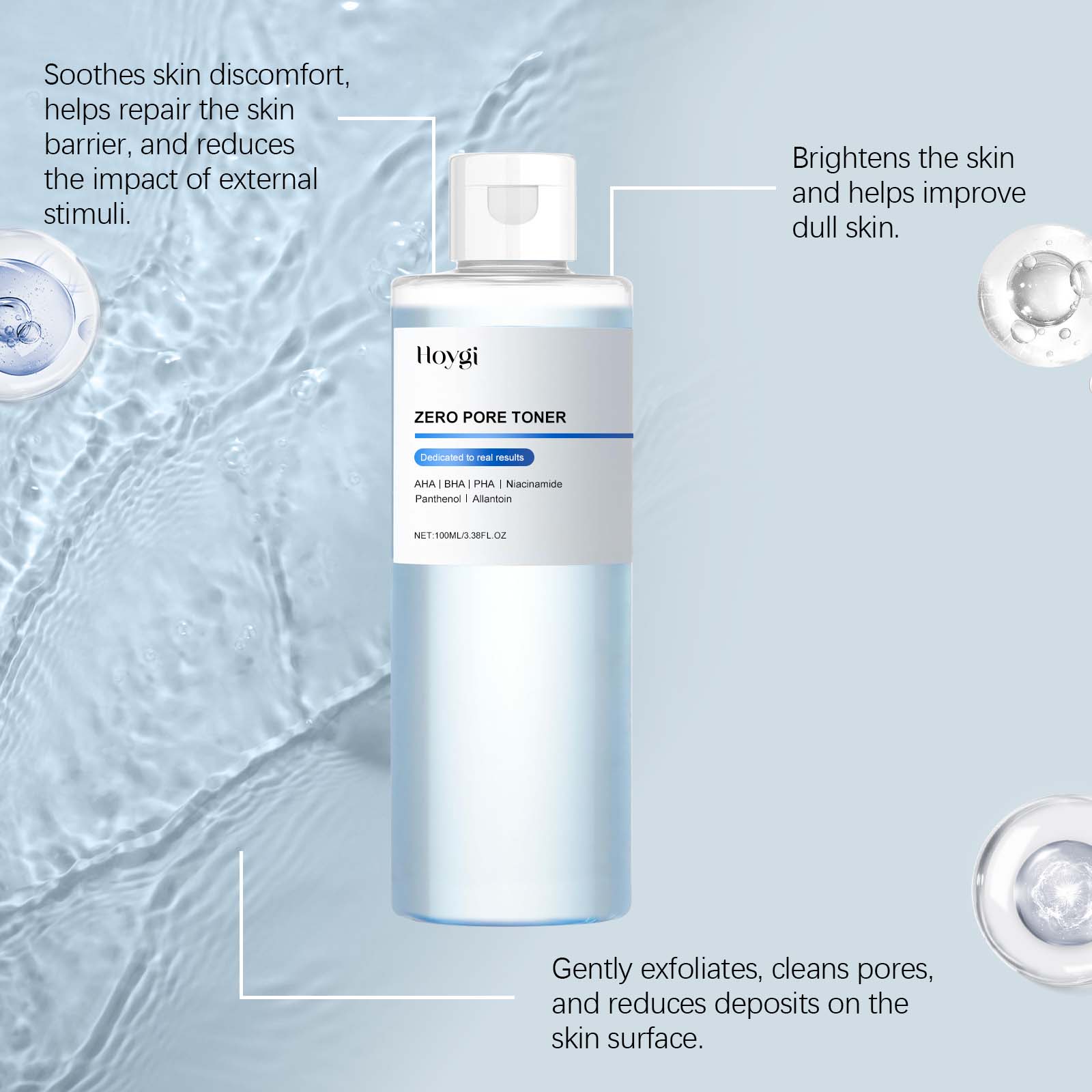 HOYGI Glycolic Acid Toning Sol - Lactic Acid Toner avis et prix