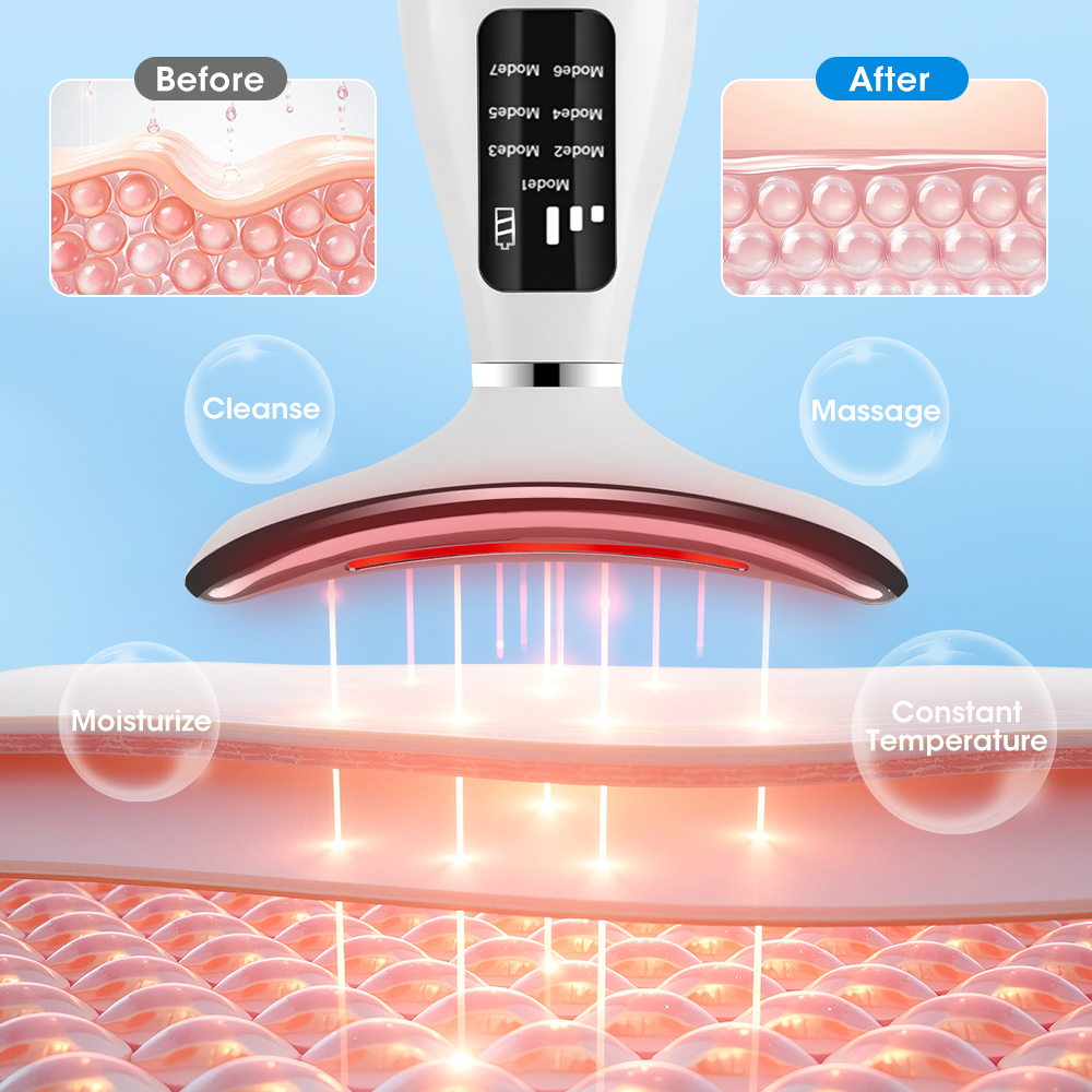 7 Colors LED Lights Therapy Fa - Skincare Glowing avis et prix