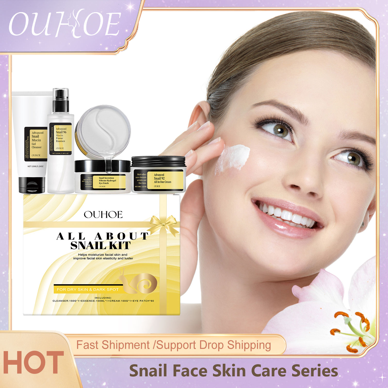 Snail Mucin 96 Skin Care Set M - Skincare Glowing avis et prix