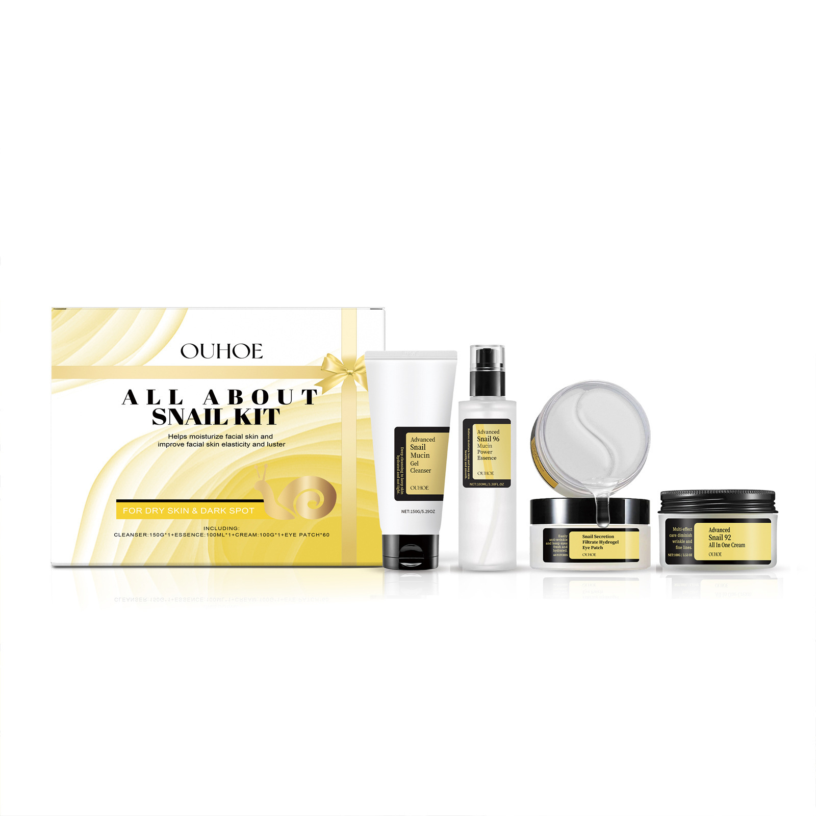 Snail Mucin 96 Skin Care Set M - Skincare Glowing avis et prix
