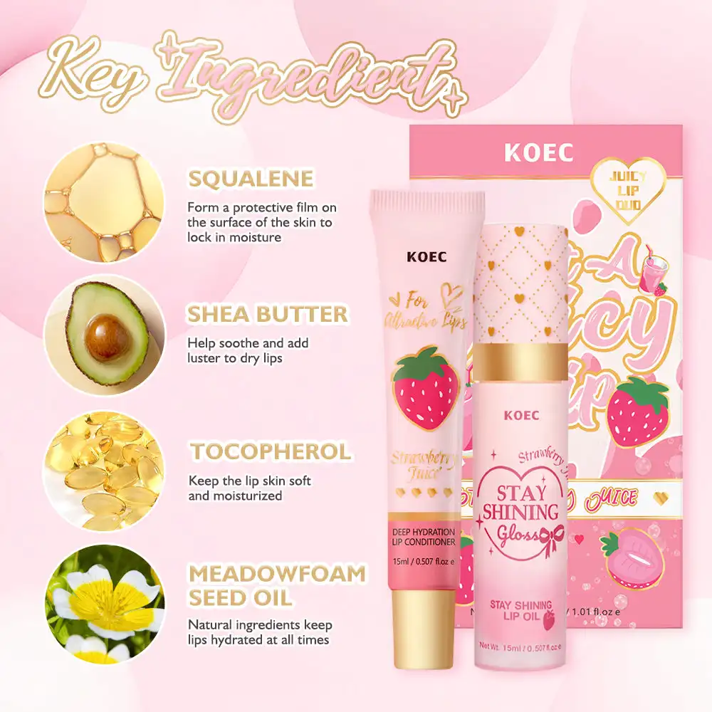 15ml*2 KOEC Strawberry Juice L - Squalane Oil Lightweight avis et prix