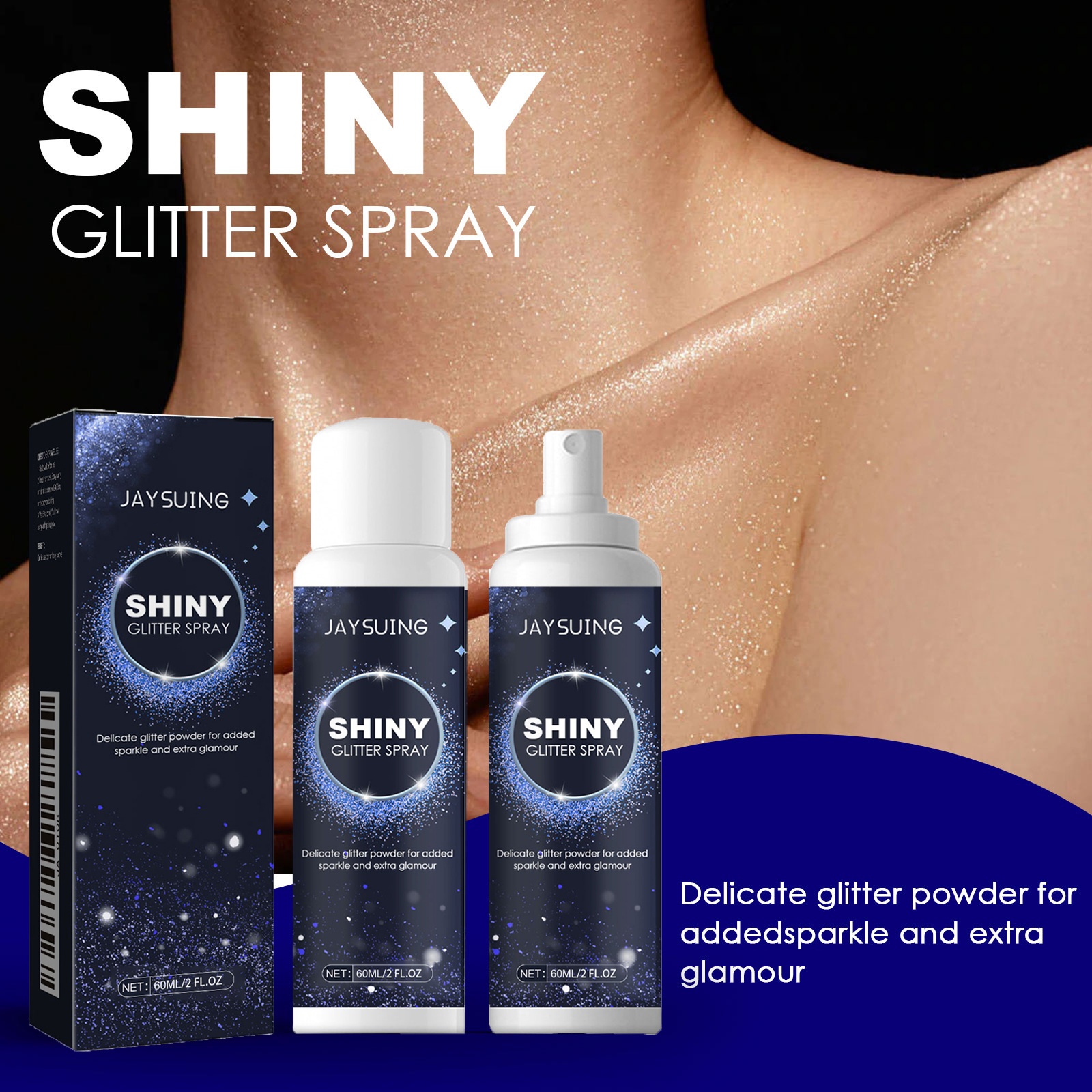 Jaysuing Glitter Spray 60ml Fi - Face Mist Mineral avis et prix
