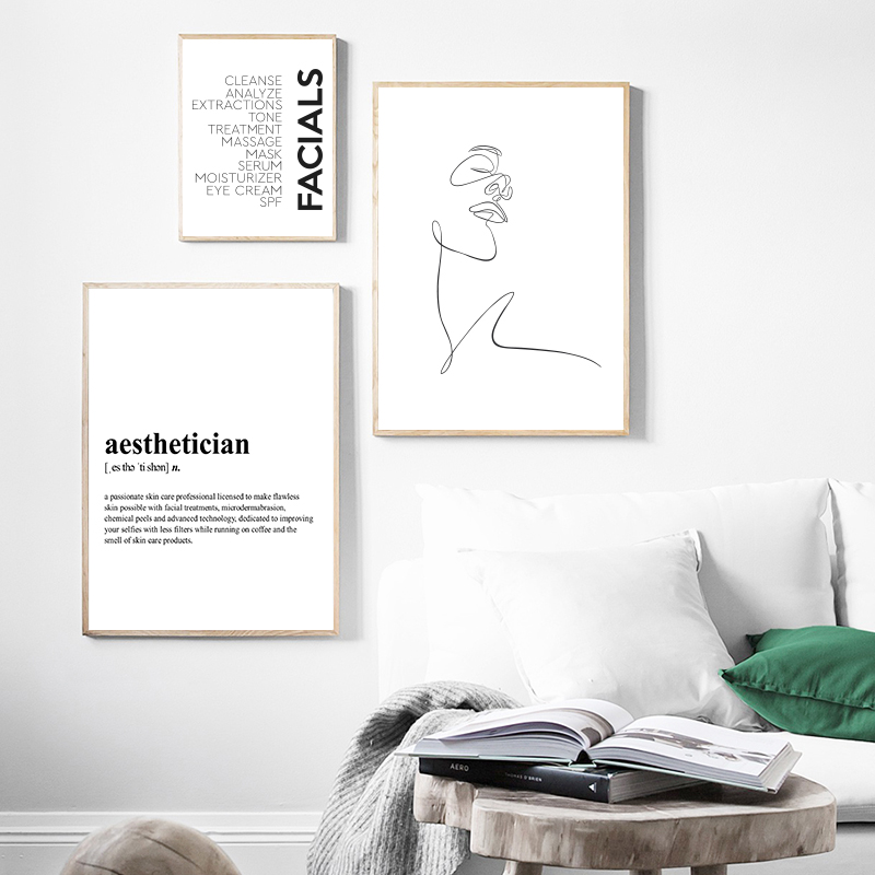 Aesthetician Definition Canvas - Skincare Quote avis et prix