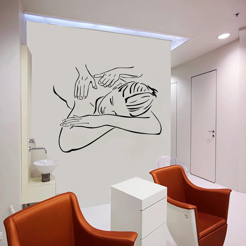 Spa Salon Massage Wall Decals  - Skincare Quote avis et prix